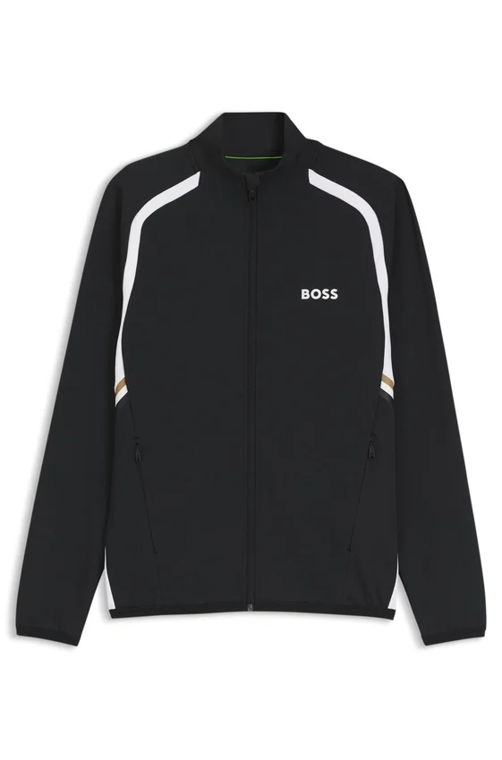 Active Zip-up sweatshirt in stretch gabardine Active Zip-up sweatshirt in stretch gabardine
