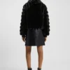Adjustable-hem jacket in faux fur Adjustable-hem jacket in faux fur
