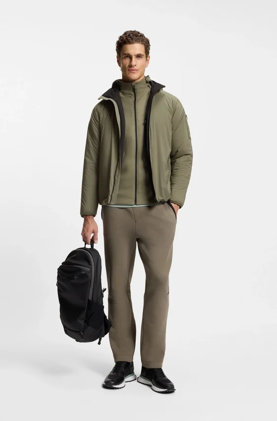 Adjustable-hem jacket with water-repellent finish Adjustable-hem jacket with water-repellent finish