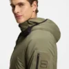Adjustable-hem jacket with water-repellent finish Adjustable-hem jacket with water-repellent finish