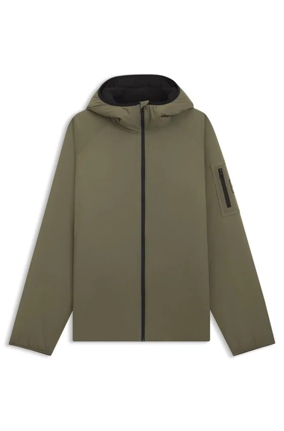 Adjustable-hem jacket with water-repellent finish Adjustable-hem jacket with water-repellent finish