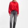 All-gender Cotton-terry sweatshirt with heart logo