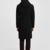 Alpaca-blend coat with double-breasted front Alpaca-blend coat with double-breasted front
