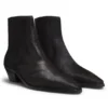 Ankle boots in pony-hair leather