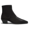 Ankle boots in pony-hair leather