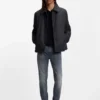 Ash-blue extra-slim-fit jeans in stretch denim Ash-blue extra-slim-fit jeans in stretch denim