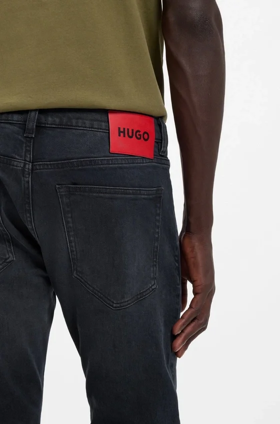 Ash-blue extra-slim-fit jeans in stretch denim Ash-blue extra-slim-fit jeans in stretch denim