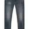 Ash-blue extra-slim-fit jeans in stretch denim Ash-blue extra-slim-fit jeans in stretch denim
