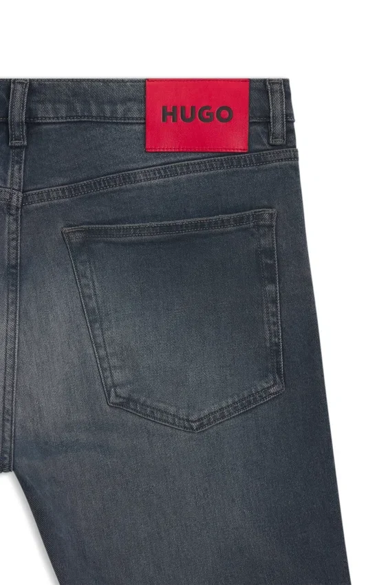 Ash-blue extra-slim-fit jeans in stretch denim Ash-blue extra-slim-fit jeans in stretch denim