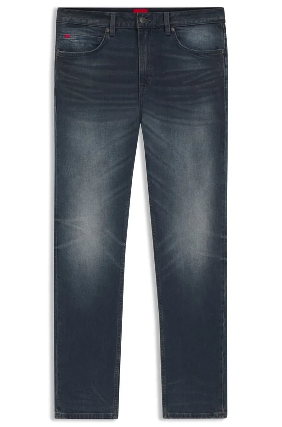 Ash-blue slim-fit jeans in stretch denim Ash-blue slim-fit jeans in stretch denim