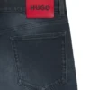 Ash-blue slim-fit jeans in stretch denim Ash-blue slim-fit jeans in stretch denim