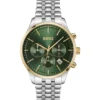 AVERY Multi-link-bracelet chronograph watch with green dial AVERY Multi-link-bracelet chronograph watch with green dial