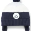 Baby beanie hat in cotton with red-panda badge Baby beanie hat in cotton with red-panda badge