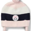 Baby beanie hat in cotton with red-panda badge Baby beanie hat in cotton with red-panda badge