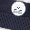 Baby beanie hat in cotton with red-panda badge Baby beanie hat in cotton with red-panda badge