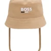 Baby bucket hat with embroidered logo Baby bucket hat with embroidered logo
