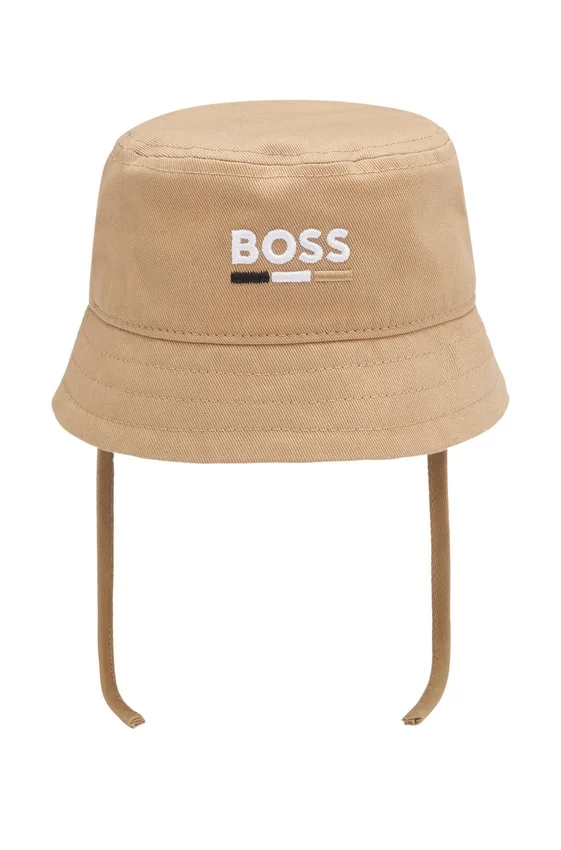 Baby bucket hat with embroidered logo Baby bucket hat with embroidered logo