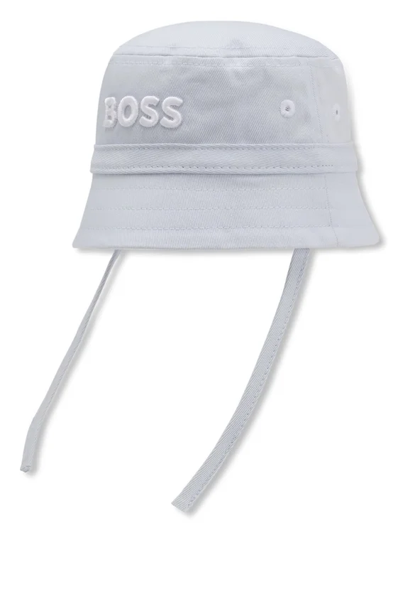 Baby bucket hat with embroidered logo Baby bucket hat with embroidered logo