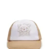 Baby cap with panda embroidery