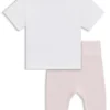 Baby leggings and T-shirt in stretch cotton