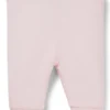 Baby leggings in stretch cotton with logo-print hem