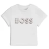 Baby logo-artwork T-shirt in stretch cotton
