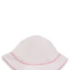 Baby logo-print hat in pink poplin Baby logo-print hat in pink poplin