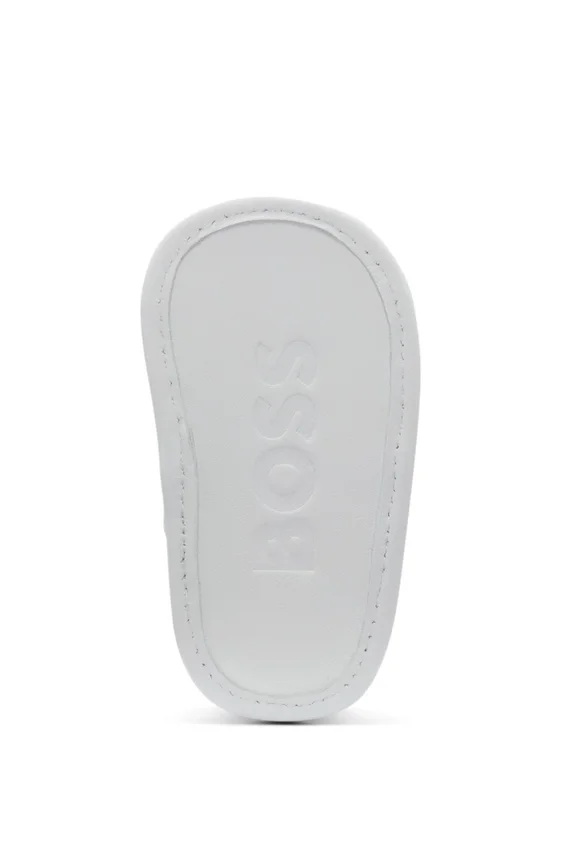 Baby logo-print sandals in leather Baby logo-print sandals in leather