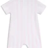 Baby romper in striped interlock cotton Baby romper in striped interlock cotton