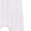 Baby romper in striped interlock cotton Baby romper in striped interlock cotton