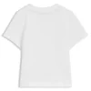 Baby shiny-logo T-shirt in stretch cotton