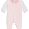 Baby sleepsuit in cotton-blend jersey and terry Baby sleepsuit in cotton-blend jersey and terry