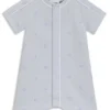Baby stretch-cotton playsuit with Double B monograms Baby stretch-cotton playsuit with Double B monograms
