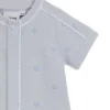 Baby stretch-cotton playsuit with Double B monograms Baby stretch-cotton playsuit with Double B monograms