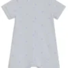Baby stretch-cotton playsuit with Double B monograms Baby stretch-cotton playsuit with Double B monograms