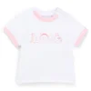 Baby T-shirt in stretch cotton with panda artwork Baby T-shirt in stretch cotton with panda artwork