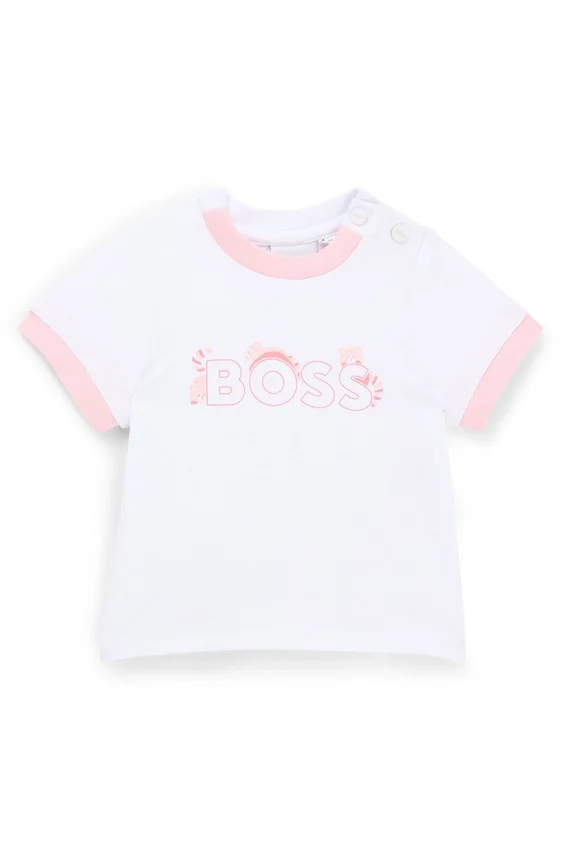 Baby T-shirt in stretch cotton with panda artwork Baby T-shirt in stretch cotton with panda artwork