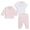Baby three-piece tracksuit in cotton Baby three-piece tracksuit in cotton
