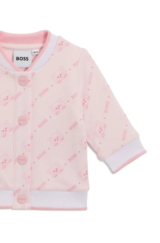 Baby three-piece tracksuit in cotton Baby three-piece tracksuit in cotton