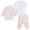 Baby three-piece tracksuit in cotton Baby three-piece tracksuit in cotton