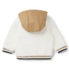 Baby tracksuit with red-panda logo badge Baby tracksuit with red-panda logo badge
