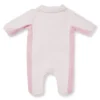 Baby velvet all-in-one with embroidered logo