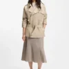 Backless suede mules with fringing Backless suede mules with fringing