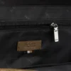 Backpack in monogram-embossed suede