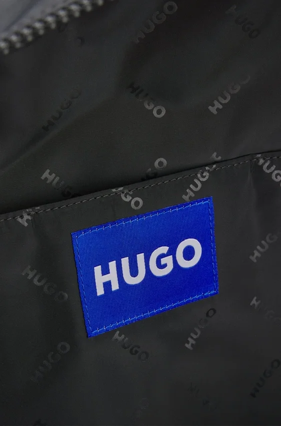 Backpack with blue rubber logo patch Backpack with blue rubber logo patch