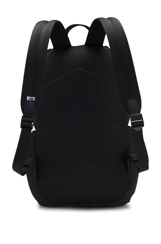 Backpack with blue rubber logo patch Backpack with blue rubber logo patch