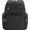 Backpack with contrast side pockets
