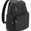 Backpack with contrast side pockets