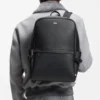 Backpack with foil-print logo