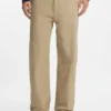 Baggy-fit trousers in stretch-cotton canvas